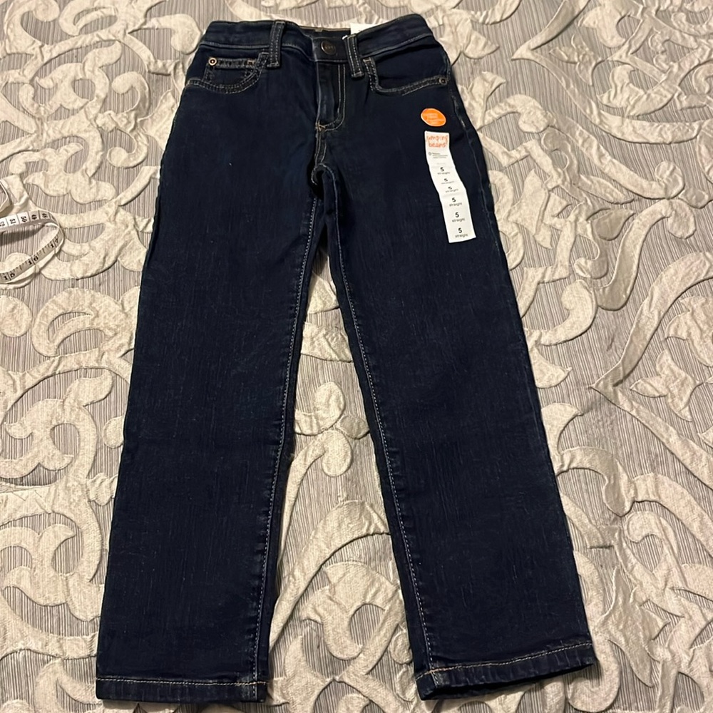 Boys Jumping Beans straight leg jeans. Size 5